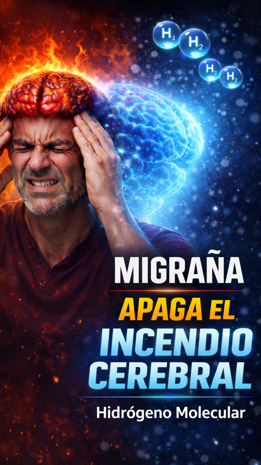 Migraña: Cómo Apagar el Incendio Cerebral con Hidrógeno Molecular
